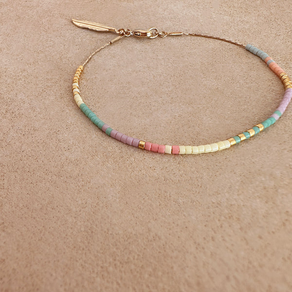 Kenzie - Pastel Beaded Bracelet