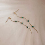 Eliska - Minimalist Turquoise Earrings