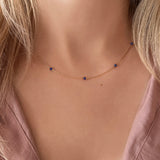 Bridget - Dainty Lapis Necklace