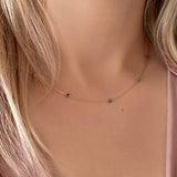 Bridget - Dainty Turquoise Necklace