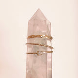 Eura - Dainty Crystal Ring