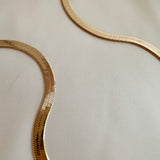 Helena - Collier Chaine Plate