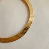 Helena - Collier Chaine Plate