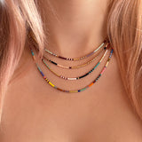 Estella - Multicolor Beaded Necklace