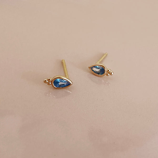 Nella - CZ Stud Earrings