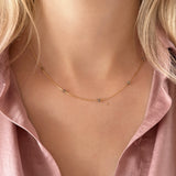 Bridget - Dainty Labradorite Necklace