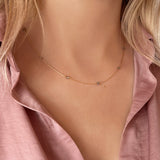 Bridget - Dainty Labradorite Necklace