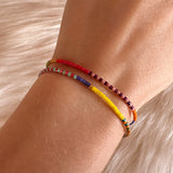 Gabriella - Bracelet Cordon Fluo