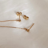 Tasha - Turquoise Chain Earrings