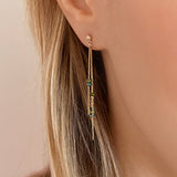 Halina - Turquoise Dangle Earrings