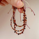 Devina - Garnet Bracelet