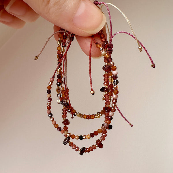 Devina - Garnet Bracelet