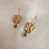 Serafina - Gemstone Hoops