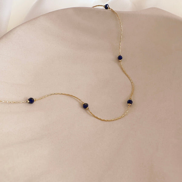 Bridget - Dainty Lapis Necklace