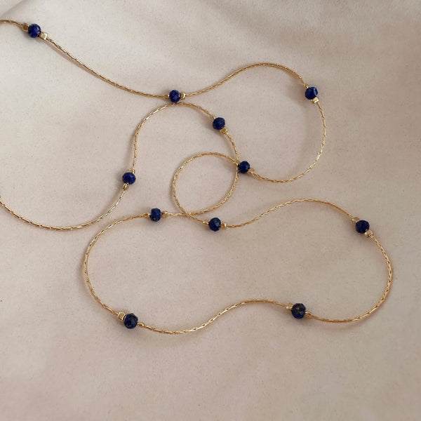 Bridget - Dainty Lapis Necklace