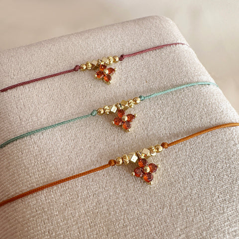 Suni - Flower Charm Bracelet