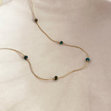 Bridget - Dainty Turquoise Necklace
