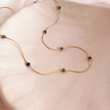 Bridget - Dainty Turquoise Necklace