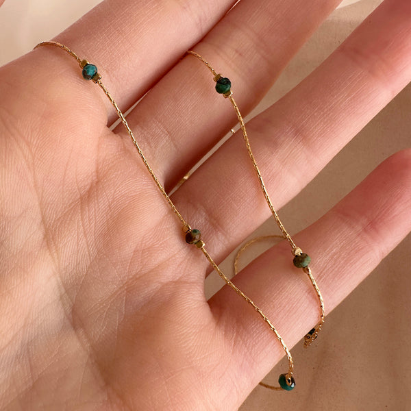 Bridget - Dainty Turquoise Necklace