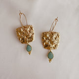 Serafina - Gemstone Hoops