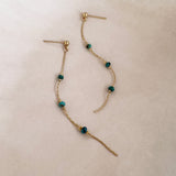 Eliska - Minimalist Turquoise Earrings