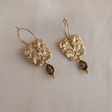 Serafina - Gemstone Hoops