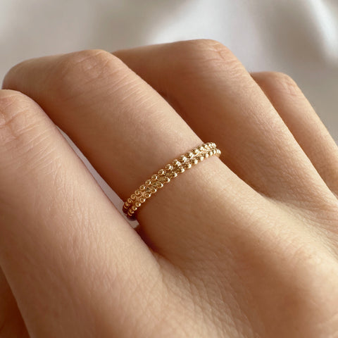 Romina - Bague Texturée