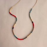 Estella - Multicolor Beaded Necklace