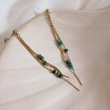 Halina - Turquoise Dangle Earrings