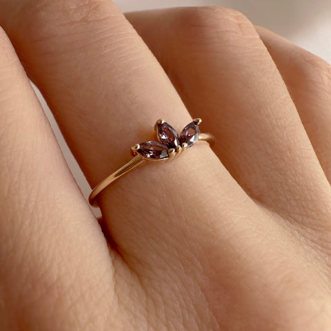 Mariah - Bague Triple Marquise