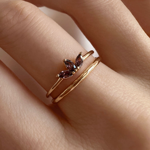 Mariah - Bague Triple Marquise