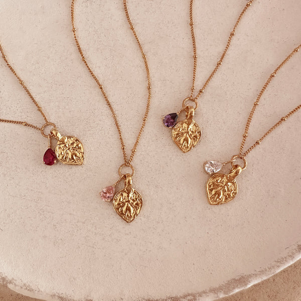 Divya - Collier Médaillon CZ