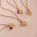 Divya - Collier Médaillon CZ