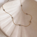 Bridget - Dainty Labradorite Necklace