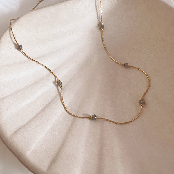 Bridget - Dainty Labradorite Necklace