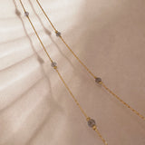 Bridget - Dainty Labradorite Necklace