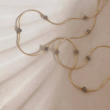Bridget - Dainty Labradorite Necklace