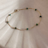 Regan - Turquoise Bead Bracelet