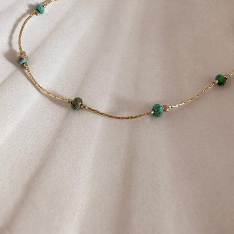 Regan - Turquoise Bead Bracelet
