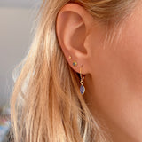 Somya - Gemstone Charm Earrings