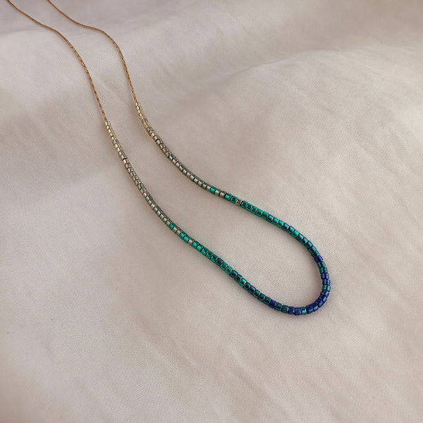 Estella - Blue Ombré Necklace