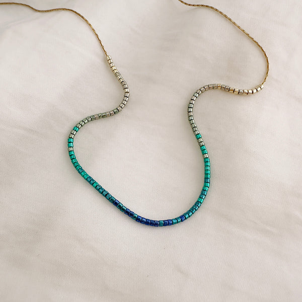 Estella - Blue Ombré Necklace