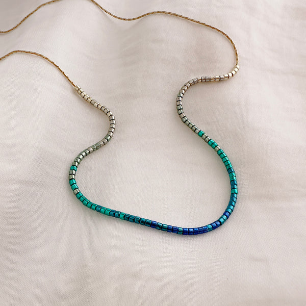 Estella - Blue Ombré Necklace
