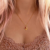 Divya - Collier Médaillon CZ