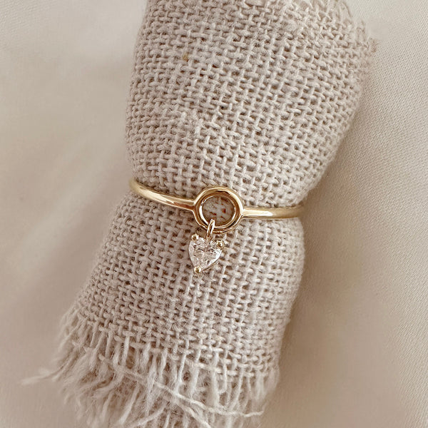 Madison - Bague Breloque Coeur