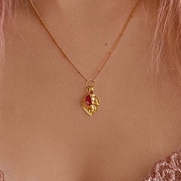 Divya - Collier Médaillon CZ
