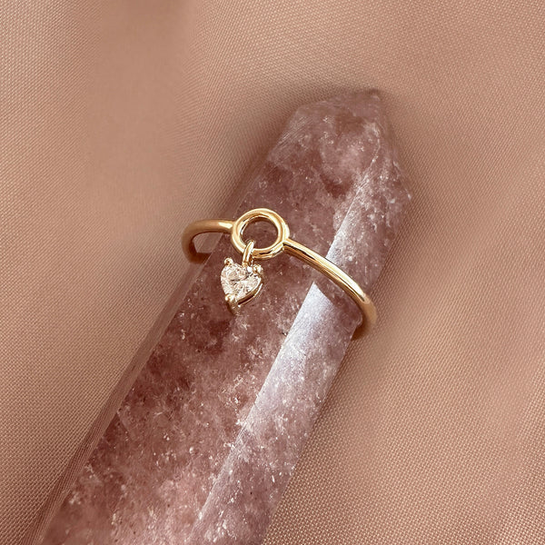 Madison - Bague Breloque Coeur