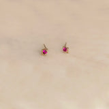 Lesly - Boho Pink Studs