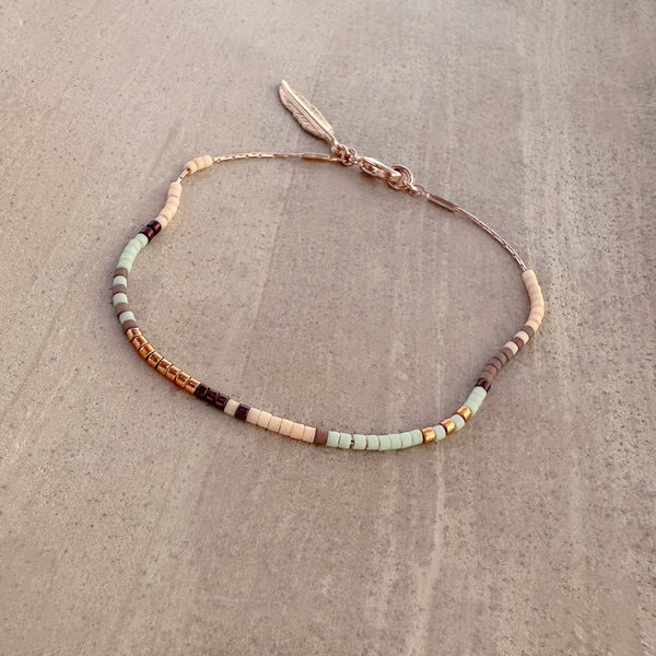 Kenzie - Multicolor Rose Gold Bracelet