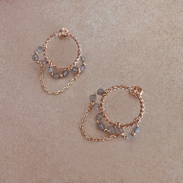 Edna - Gemstone Earrings